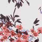 Pink Floral Jersey Knit, Polyester — texture