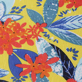 Red Flowers Knit, Viscose — texture