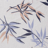Blue Leaf Interlock Knit, Polyester — texture