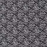 Black Geometric Interlock Knit, Polyester — texture