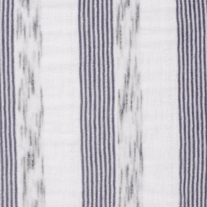 Dark Blue-Grey Vertical-Stripe Jacquard, Polyester
