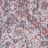 Red Abstract Chunky Knit, Poly-Viscose — texture