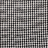 Black Houndstooth Jacquard, Polyester — texture