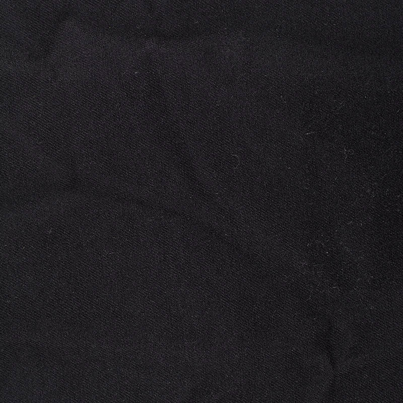 Viscose Nylon Stretch Bengaline Fabric, 250 gsm, 147 cm — Black