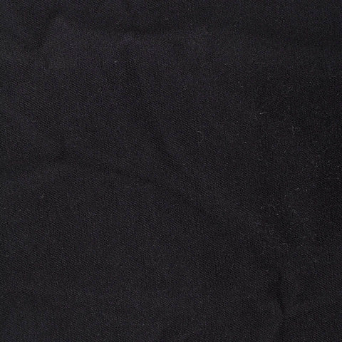 Viscose Nylon Stretch Bengaline Fabric, 250 gsm, 147 cm — Black