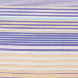 Purple Horizontal-Stripe Jersey Knit, Viscose