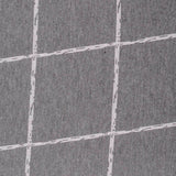 Grey Check Interlock Knit, Polyester
