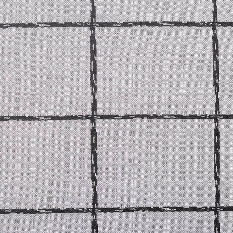 Black Grid Interlock Knit, Polyester, 259 gsm