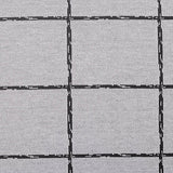 Black Grid Interlock Knit, Polyester — texture