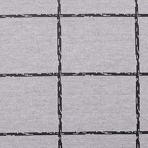 Black Grid Interlock Knit, Polyester, 259 gsm
