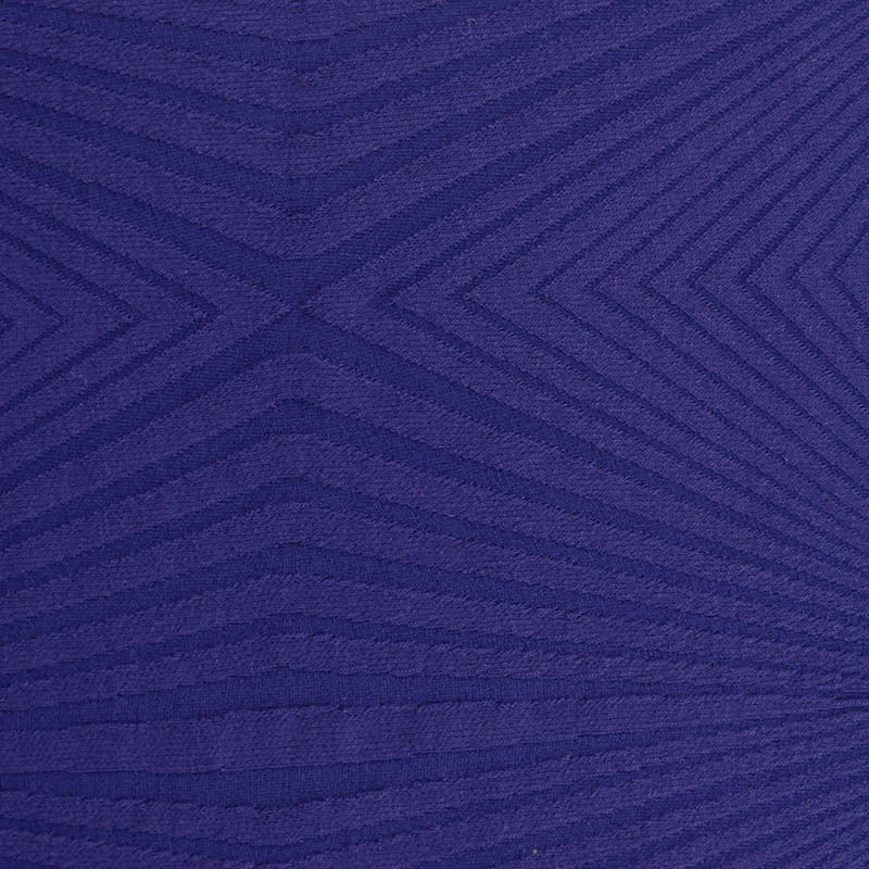 Purple Geometric-Chevron Jersey Knit, Polyester