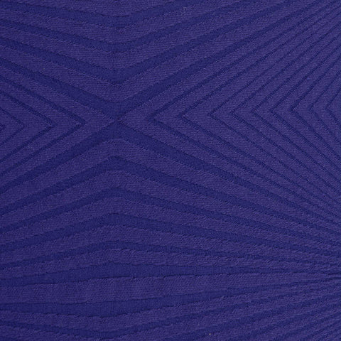 Purple Geometric-Chevron Jersey Knit, Polyester