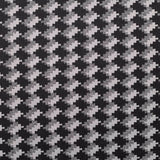 Black Houndstooth Jacquard, Polyester
