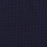 Navy Dots Interlock Knit, Cotton-Poly