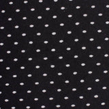 White Dot Interlock Knit, Cotton