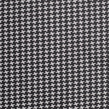 Black Houndstooth Interlock Knit, Polyester — texture