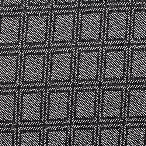 Black Square Jacquard, Polyester, 273 gsm