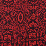 Red Floral Jacquard, Cotton