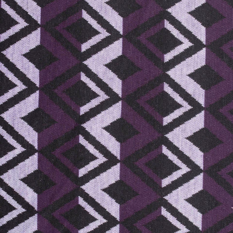 Striped Polyester Stretch Interlock Knit Fabric, 268 gsm, 155 cm — Grey