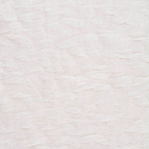 White Tone-on-Tone Interlock Knit, Polyester, 172 gsm