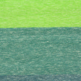 Lime Horizontal-Stripe Jersey Knit, Cotton-Poly