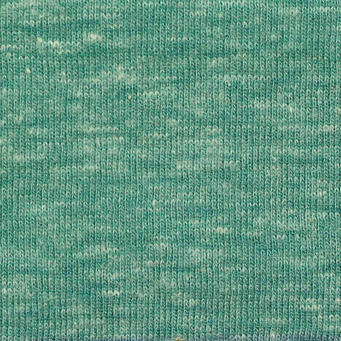 Lime Horizontal-Stripe Jersey Knit, Cotton-Poly
