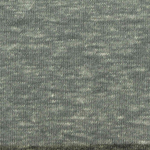 Mint Marled-Stripe Jersey Knit, Cotton-Poly