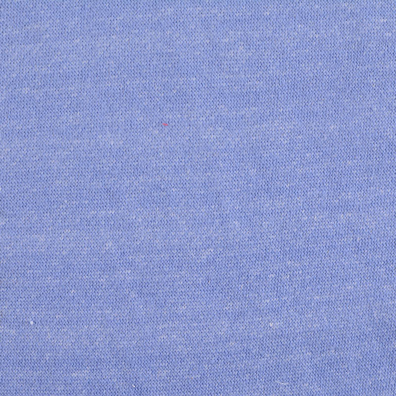 Light Blue Marl French Terry, Cotton-Poly, 248 gsm