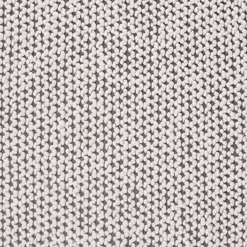 White Marl Knit, Cotton-Poly