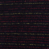 Red Horizontal-Stripe Jacquard, Poly-Cotton