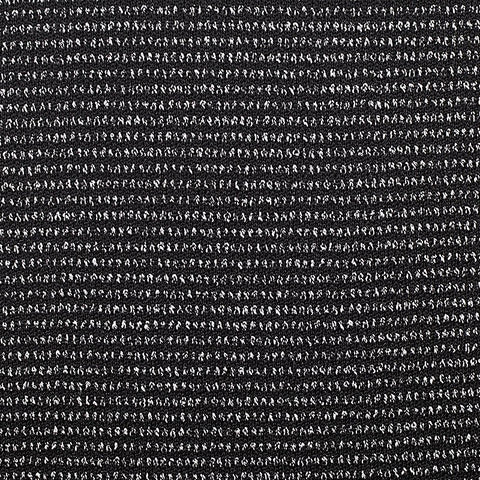 Black Marl Jacquard, Poly-Viscose, 290 gsm