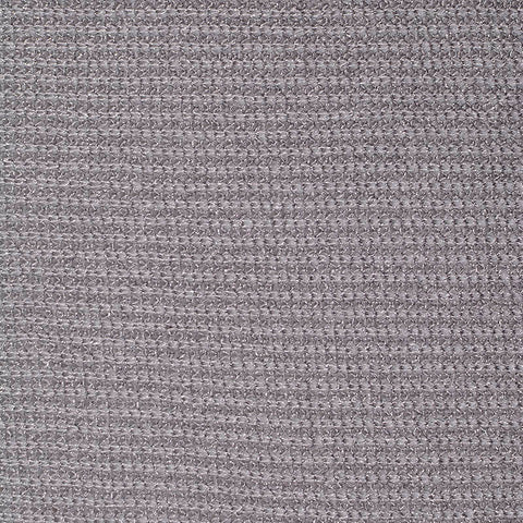 Polyester Metallic Rib Knit Fabric, 183 gsm, 152 cm — Grey