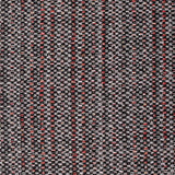 Black Vertical-Stripe Interlock Knit, Polyester — texture