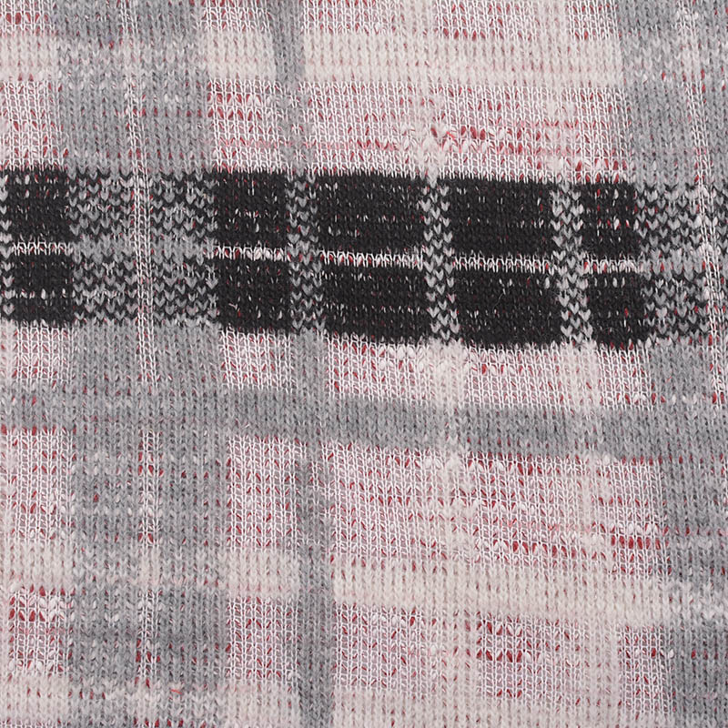 Black Plaid Jacquard, Poly-Acrylic