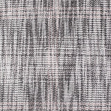 Black Irregular-Plaid Interlock Knit, Poly-Cotton — texture