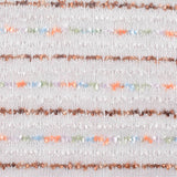 Brown Horizontal-Stripe Chunky Knit, Poly-Viscose