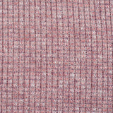 Pink Marl Rib Knit, Viscose-Poly