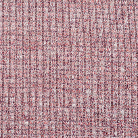Pink Marl Rib Knit, Viscose-Poly, 284 gsm