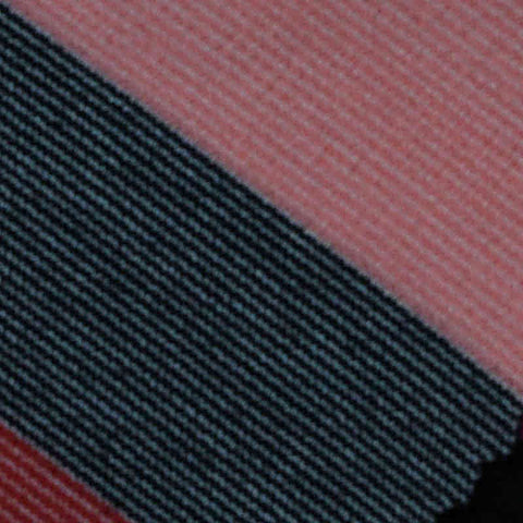 Pink Diagonal-Stripe Ponte Knit