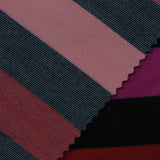 Pink Diagonal-Stripe Ponte Knit
