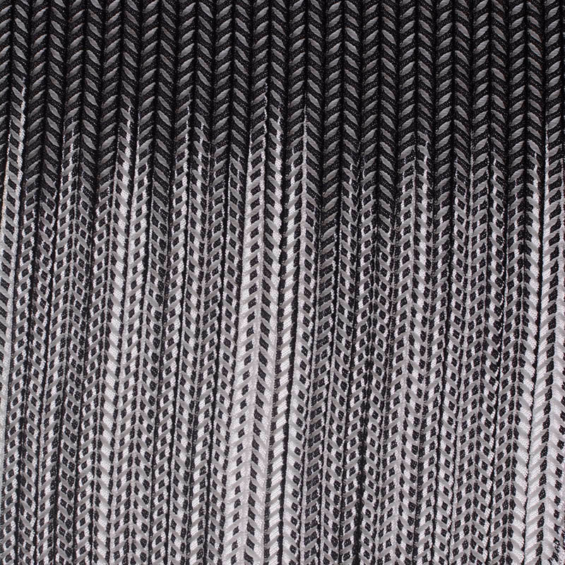 Black Chevron Mesh, Nylon-Spandex, 125 gsm
