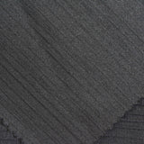 Striped Polyester Stretch Knit Fabric, 255 gsm, 155 cm — Grey
