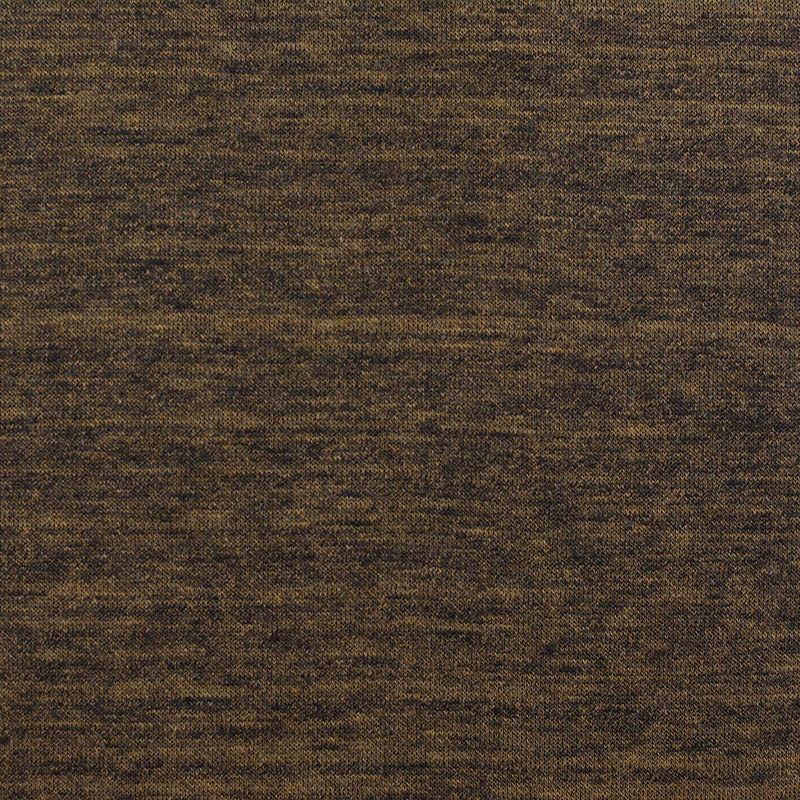 Dark Brown Marl Scuba Knit, Cotton-Poly, 253 gsm