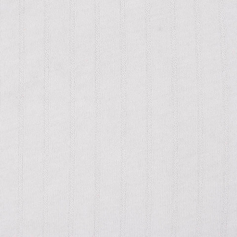 Striped 100% Polyester Jersey Knit Fabric, 182 gsm, 185 cm — White
