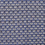 Blue Textured Chunky Knit, Poly-Cotton — texture