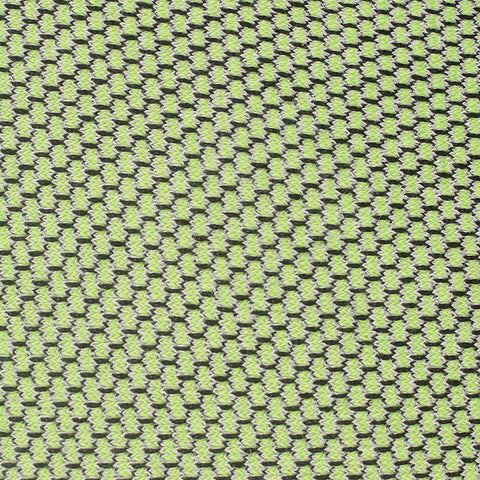 Lime Geometric Chunky Knit, Poly-Viscose