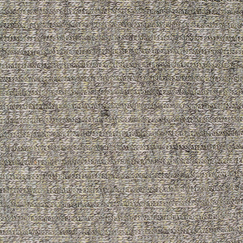 Grey Heathered-Marl Rib Knit, Polyester, 331 gsm