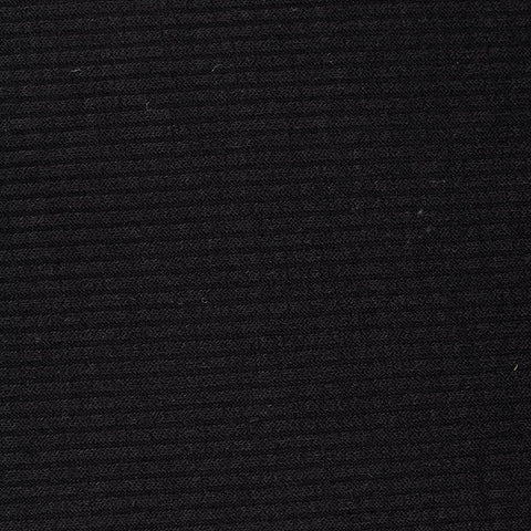 Black Marl Rib Knit, Polyester, 228 gsm
