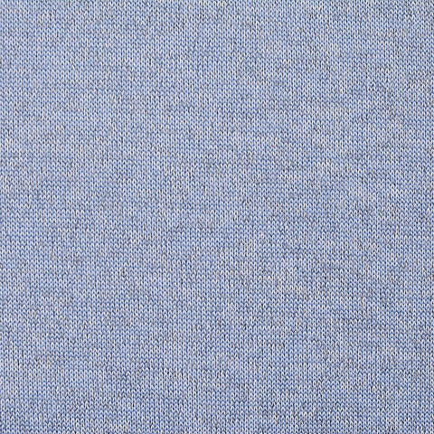 Light Blue Marl Chunky Knit, Polyester, 178 gsm
