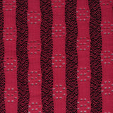 Red Vertical-Stripe Jacquard, Polyester — texture